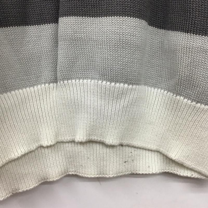 ダンヒル DUNHILL ニット、セーター 長袖 長袖ニットカットソー クルーネック セーター 90S イタリア製 40 ボーダー柄 マルチカラー / マルチカラー / メンズ USED 古着 中古 10131966