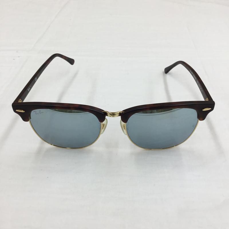 レイバン Ray-Ban めがね・サングラス サングラス RB3016F CLUBMASTER CLASSIC FREE 茶 / ブラウン / X 金 / ゴールド / メンズ USED 古着 中古 10138992