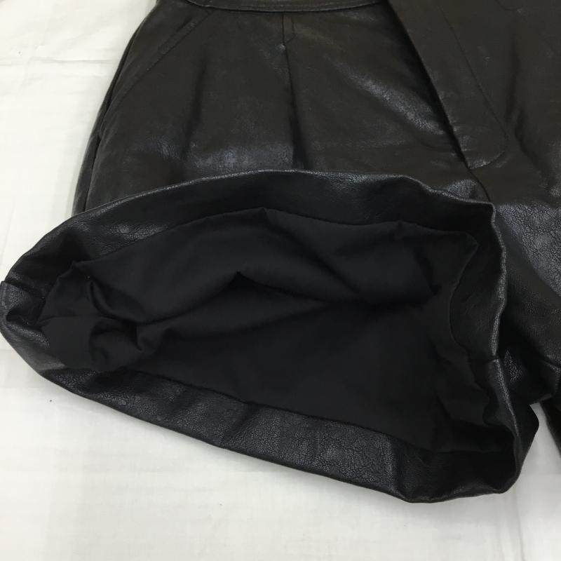 リリー ブラウン Lily Brown パンツ ショートパンツ 1 無地 黒 / ブラック / レディース USED 古着 中古 10138073