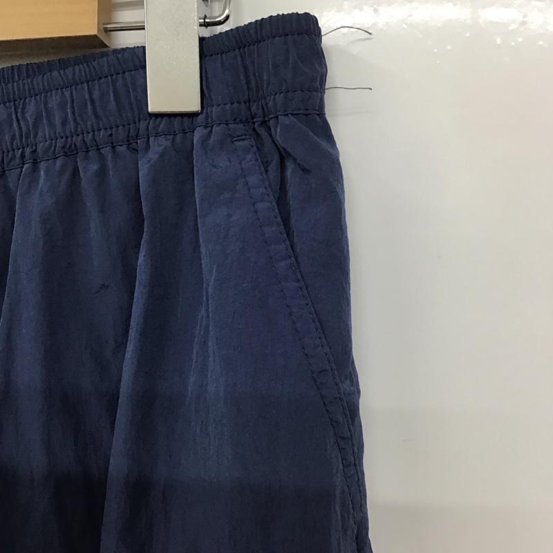 ニコアンド niko and... パンツ ワークパンツ、ペインターパンツ ワイドパンツ ナイロンパンツ カジュアルパンツ L 無地 青 / ブルー / メンズ USED 古着 中古 10132327