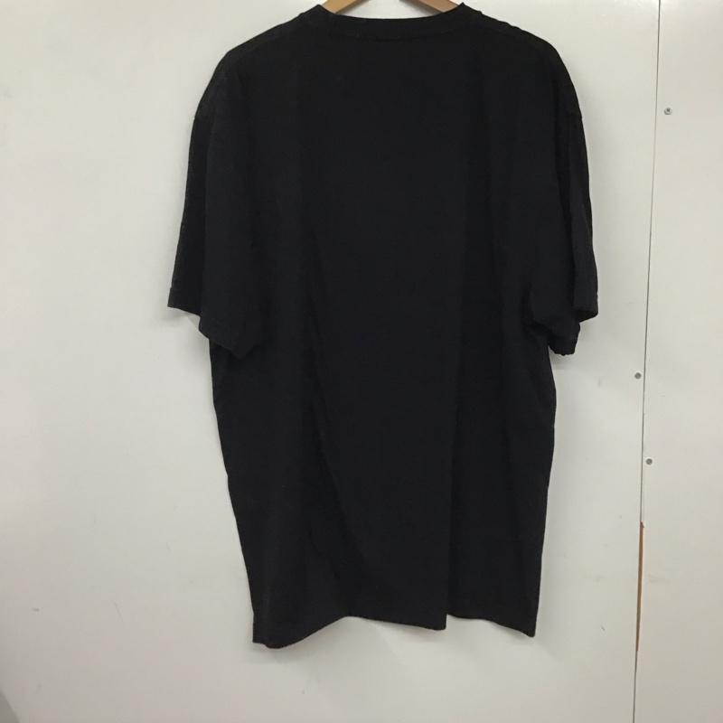 ソフトマシーン Softmachine Tシャツ 半袖 半袖カットソー プリントTシャツ クルーネックカットソー XXL プリント 黒 / ブラック / メンズ USED 古着 中古 10137638