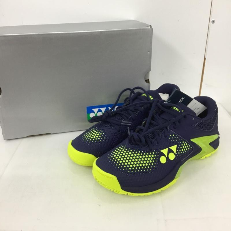ヨネックス YONEX カジュアルシューズ カジュアルシューズ テニスシューズ POWER CUSHION ECLIPSION2 M AC オールコート用 SHTE2MAC-761 27.5cm 無地 黄 / イエロー / X 紺 / ネイビー / メンズ USED 古着 中古 10125847