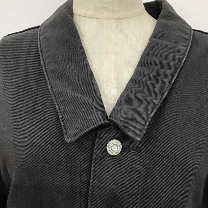 マウジー MOUSSY ジャケット、上着 ジャケット、ブレザー 010ESB11-0420 CONSCIOUS DENIM JACKET デニムジャケット FREE 無地 チャコールグレー / チャコールグレー / レディース USED 古着 中古 10109692