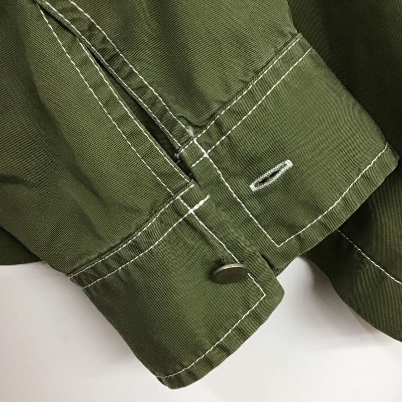 ジーナシス JEANASIS シャツ、ブラウス 長袖 FREE 無地 カーキ / カーキ / レディース USED 古着 中古 10129827