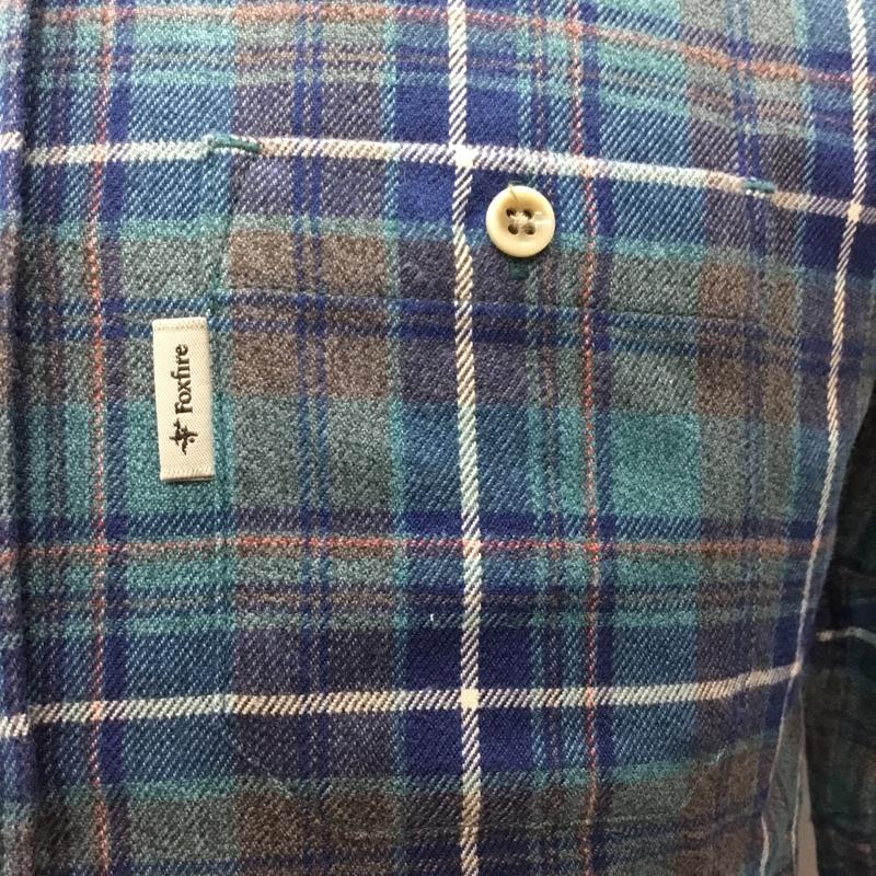 フォックスファイヤー FOXFIRE シャツ、ブラウス 長袖 8112935 TSメランジチェックシャツ 長袖チェックシャツ カラーシャツ M チェック マルチカラー / マルチカラー / レディース USED 古着 中古 10106586