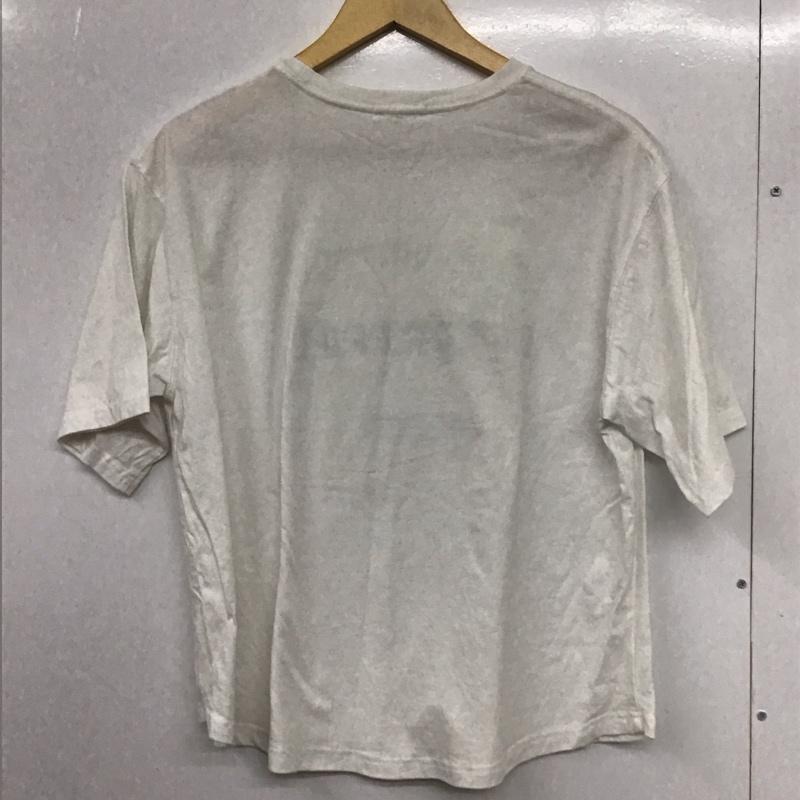 スタディオクリップ studio CLIP Tシャツ 半袖 FREE ロゴ、文字 白 / ホワイト / レディース USED 古着 中古 10131669