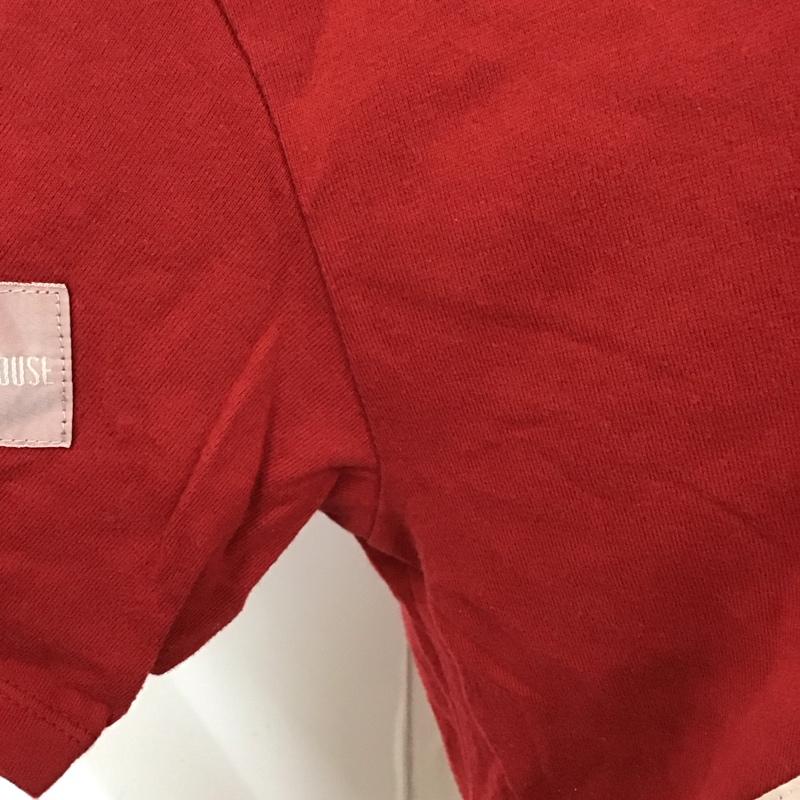 ピンクハウス PINK HOUSE Tシャツ 半袖 半袖カットソー プリントTシャツ クルーネックカットソー L ロゴ、文字 赤 / レッド / レディース USED 古着 中古 10117313