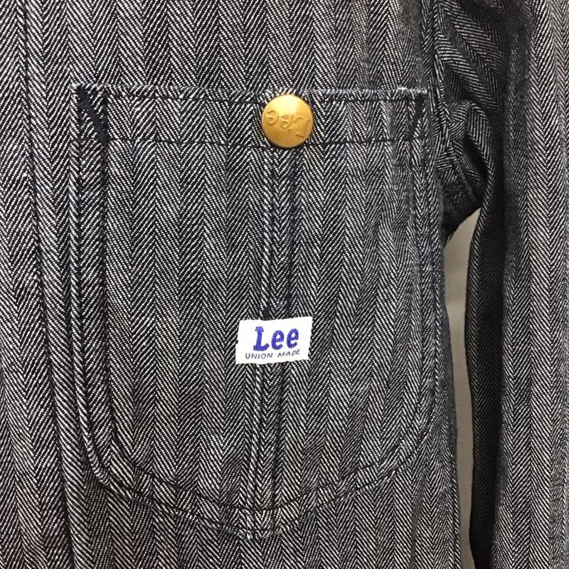 リー Lee ジャケット、上着 ジャケット、ブレザー GLT035 デニム ワークコート ロング丈 S ロゴ、文字 インディゴ / インディゴ / メンズ USED 古着 中古 10109545