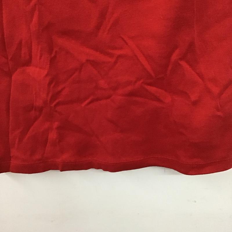 トミーヒルフィガー TOMMY HILFIGER Tシャツ 半袖 M 無地 赤 / レッド / レディース USED 古着 中古 10129640