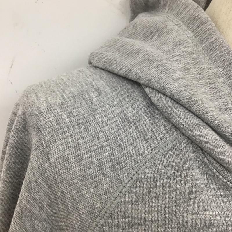 ザノースフェイス THE NORTH FACE パーカー 長袖 nt61795 カラーヘザードスウェットフーディ プルオーバーパーカー XL ロゴ、文字 灰 / グレー / メンズ USED 古着 中古 10127319