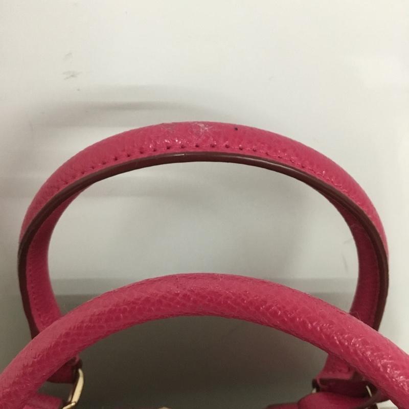 コーチ COACH ハンドバッグ ハンドバッグ ショルダーバッグ 2WAY シグネチャー ロゴ、文字 ベージュ / ベージュ / X 桃 / ピンク / レディース USED 古着 中古 10133100