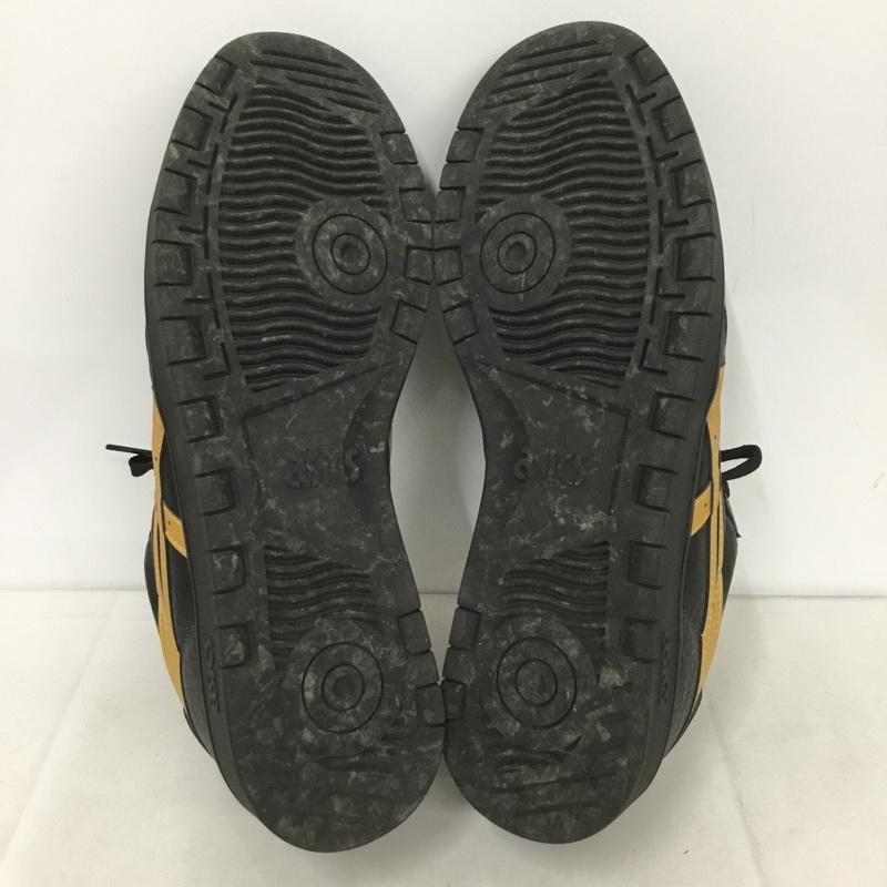 アシックス ASICS スニーカー スニーカー 1201B048 JAPAN PRO 28cm 28.0cm ロゴ、文字 黒 / ブラック / X 金 / ゴールド / メンズ USED 古着 中古 10139209