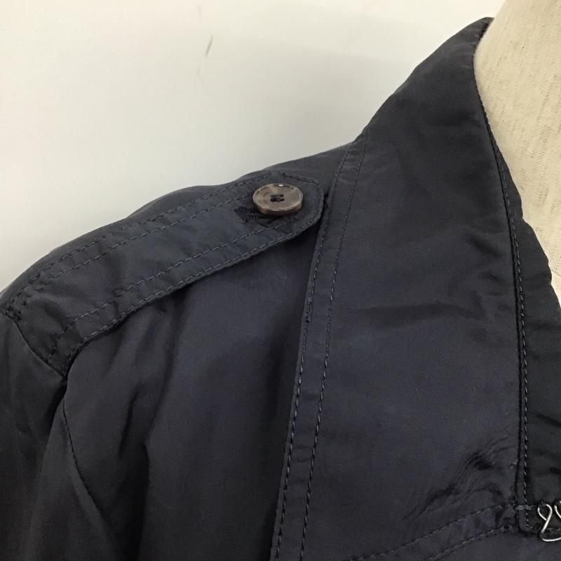 ザラメン ZARA MAN ジャケット、上着 ジャンパー、ブルゾン ロングコート ロングジャケット カラージャケット アウター L 無地 紺 / ネイビー / メンズ USED 古着 中古 10107702