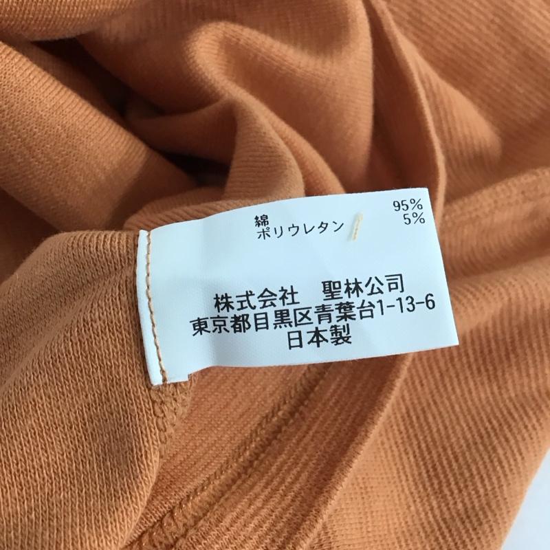 ハリウッドランチマーケット H.R MARKET Tシャツ 半袖 半袖シャツ 無地Tシャツ ラグラン 0 無地 橙 / オレンジ / レディース USED 古着 中古 10135080