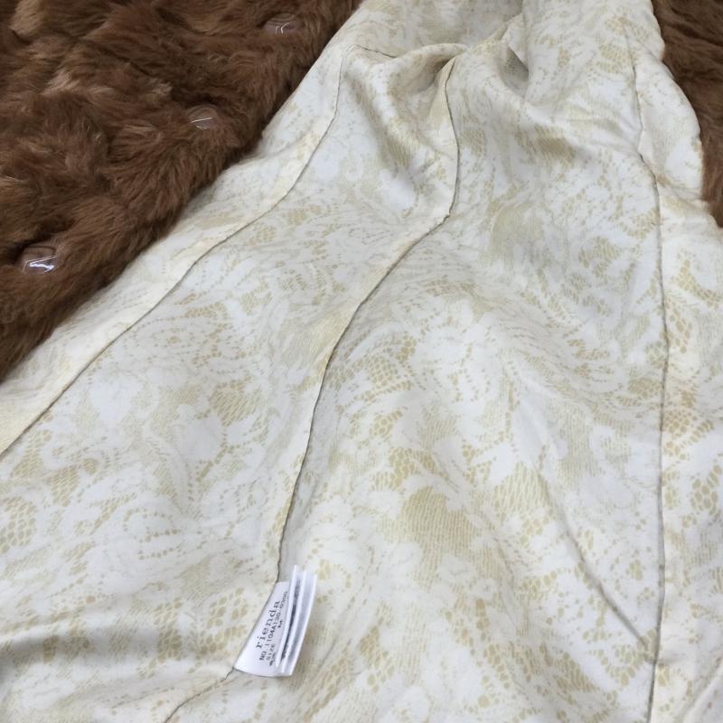 リエンダ rienda コート 毛皮、ファー フェイクファーコート M 茶 / ブラウン / レディース USED 古着 中古 10045752