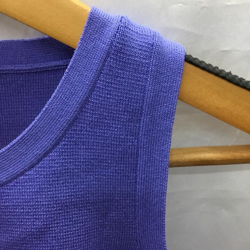 ザラ ZARA タンクトップ タンクトップ 1750 002 439 クロップド丈 S 無地 紫 / パープル / レディース USED 古着 中古 10119001
