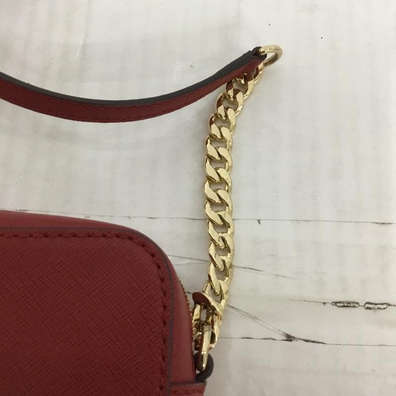 マイケルコース MICHAEL KORS ショルダーバッグ ショルダーバッグ 35T8GTTC9L チェーンベルト ロゴ、文字 赤 / レッド / レディース USED 古着 中古 10124241