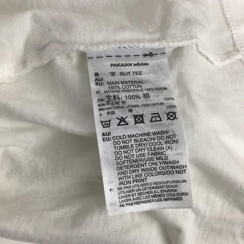 アディダス adidas Tシャツ 半袖 EC1877 M ロゴ、文字 X プリント 白 / ホワイト / レディース USED 古着 中古 10130391