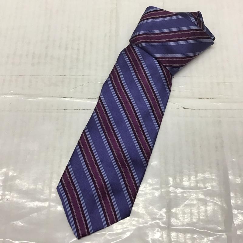 ブルックスブラザーズ BROOKS BROTHERS ネクタイ ネクタイ シルク ストライプ 紫 / パープル / メンズ USED 古着 中古 10113401