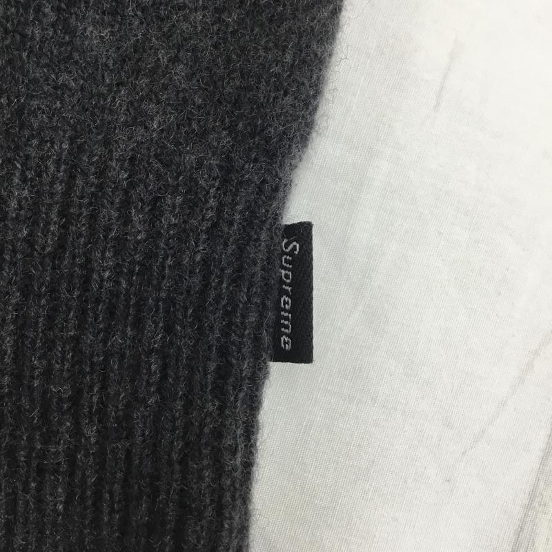シュプリーム Supreme ニット、セーター 長袖 20AW Stone Washed Sweater ストーン ウォッシュド セーター XL ロゴ、文字 ダークグレー / ダークグレー / メンズ USED 古着 中古 10105905
