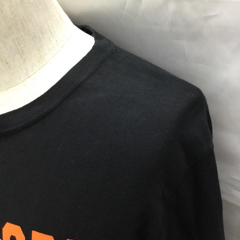ショット schott カットソー 長袖 半袖カットソー プリントTシャツ クルーネックカットソー M プリント 黒 / ブラック /  メンズ USED 古着 中古 10108931