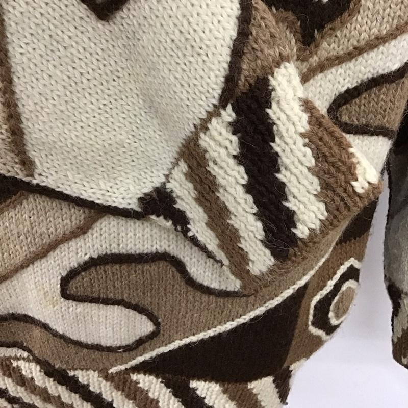 古着 USED ニット、セーター 長袖 長袖ニットカットソー ニット セーター クルーネックニット 古着 総柄 マルチカラー / マルチカラー / メンズ USED 古着 中古 10123713