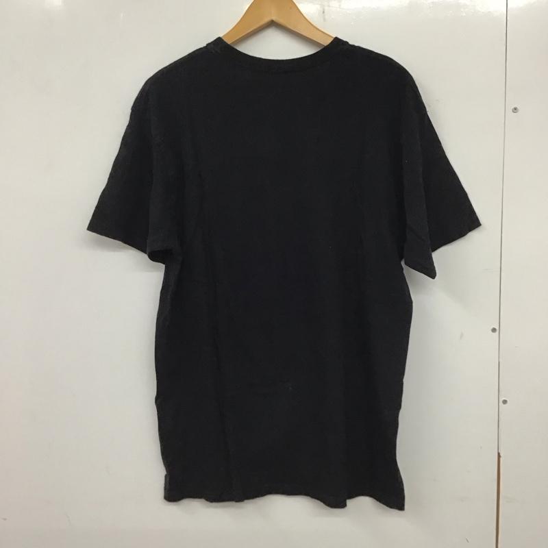 ディズニー Disney Tシャツ 半袖 半袖カットソー プリントTシャツ クルーネックカットソー L キャラクター 黒 / ブラック / メンズ USED 古着 中古 10136805