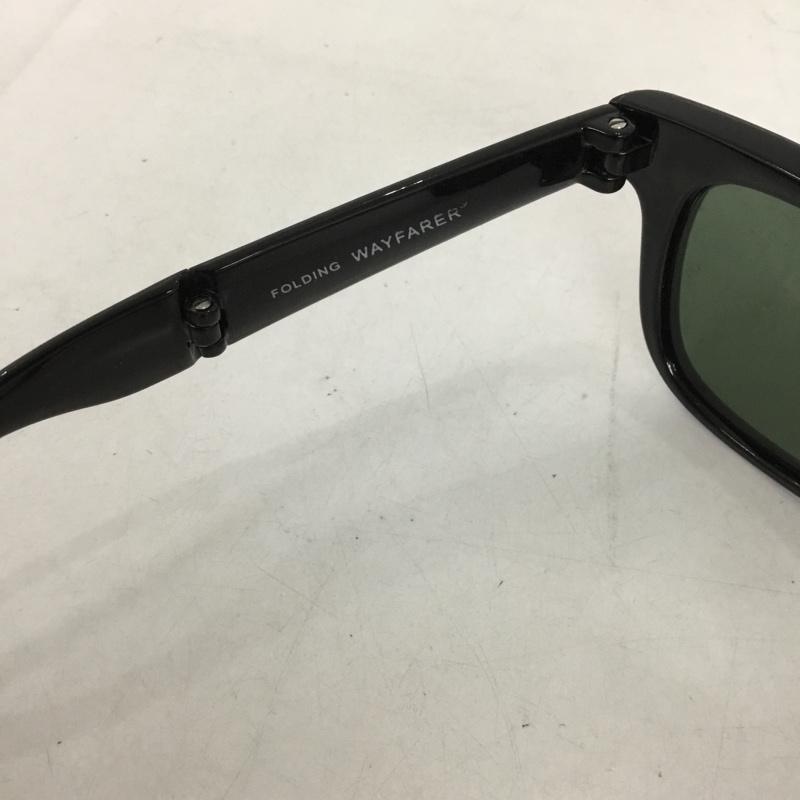 レイバン Ray-Ban めがね・サングラス サングラス FOLDING WAYFARER 折りたたみ ロゴ、文字 黒 / ブラック / メンズ USED 古着 中古 10131806
