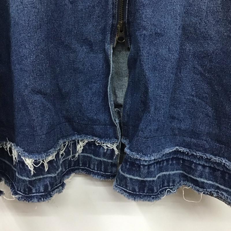 ニコアンド niko and... ワンピース ロングスカート NKB36746RM ジャンパースカート FREE 無地 インディゴ / インディゴ / レディース USED 古着 中古 10130549
