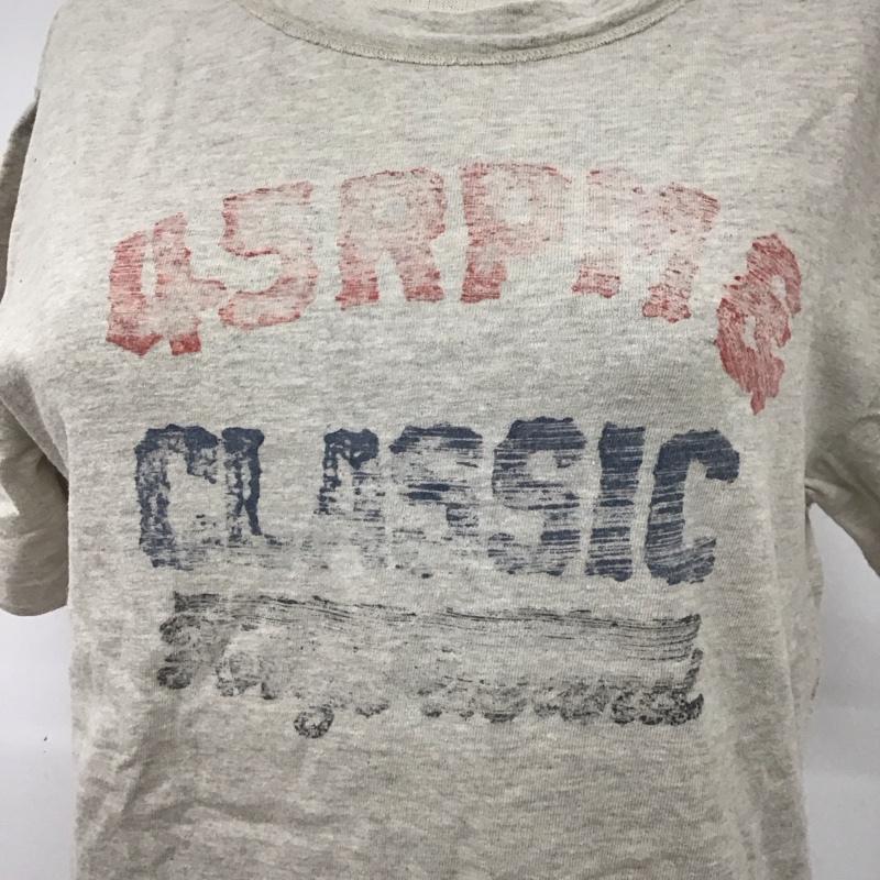 フォーティーファイブアールピーエム 45RPM Tシャツ 半袖 クルーネック コットン 1 ロゴ、文字 灰 / グレー / レディース USED 古着 中古 10112342