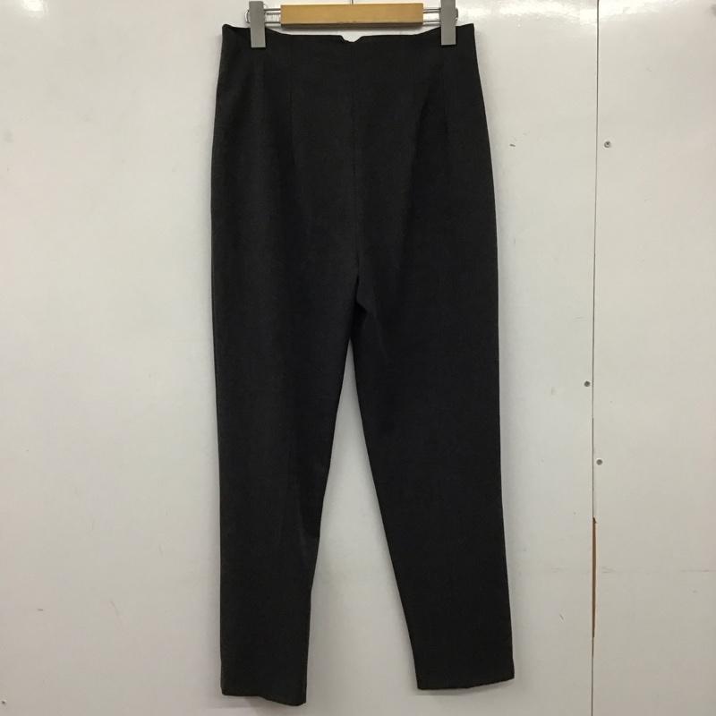 ザラ ZARA パンツ スラックス スラックス スリムパンツ ストレッチパンツ M 無地 灰 / グレー / レディース USED 古着 中古 10137647
