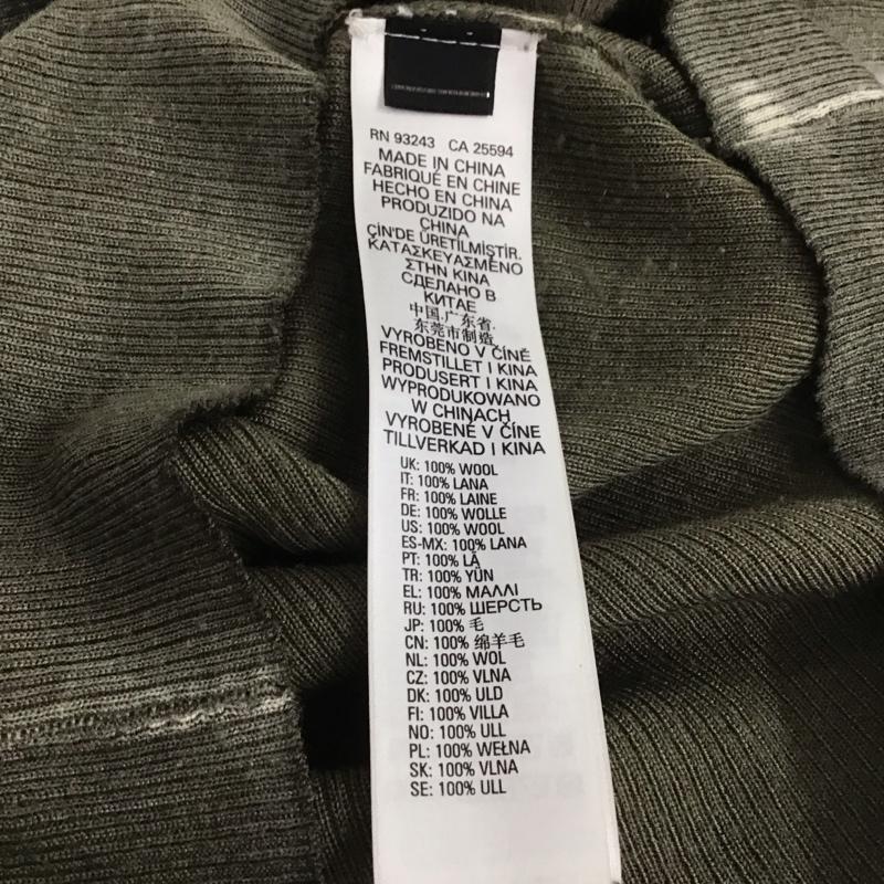 ディーゼル DIESEL ニット、セーター 長袖 S 無地 カーキ / カーキ / レディース USED 古着 中古 10148626