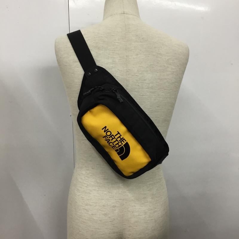 ザノースフェイス THE NORTH FACE ウエストバッグ ウエストバッグ NF0A3KZX EXPLORE HIP PACK ロゴ、文字 黒 / ブラック / X 黄 / イエロー / メンズ USED 古着 中古 10110066