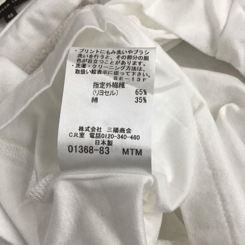 マッキントッシュ Mackintosh Tシャツ 半袖 46 プリント 白 / ホワイト / レディース USED 古着 中古 10129857