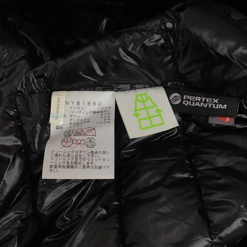 ザノースフェイス THE NORTH FACE ジャケット、上着 ジャンパー、ブルゾン ny81660 THUNDERJKT アウトドアダウンウェア ジップアップジャケット M ロゴ、文字 黒 / ブラック / メンズ USED 古着 中古 10119214