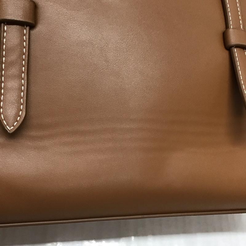 ザラ ZARA トートバッグ トートバッグ 6040 210 709 フェイクレザー 無地 茶 / ブラウン / レディース USED 古着 中古 10119357