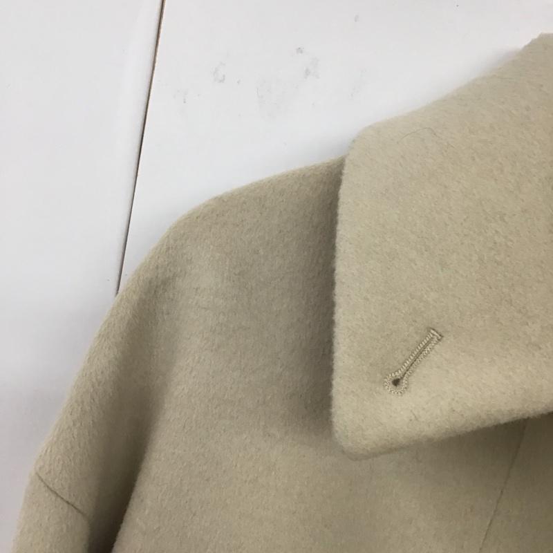 ユナイテッドアローズ UNITED ARROWS コート コート一般 9125-604-0017 MARW コクーンシルエット 38 無地 アイボリー / アイボリー / レディース USED 古着 中古 10131092