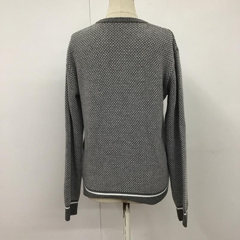 ヘリーハンセン HELLY HANSEN ニット、セーター 長袖 hoe51660 L/S Thermolite Jacquard Sweater ロングスリーブ サーモライトジャカードセーター M 無地 灰 / グレー / レディース USED 古着 中古 10123599