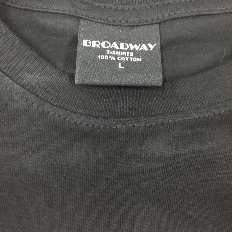 古着 USED Tシャツ 半袖 半袖カットソー プリントTシャツ クルーネックカットソー L プリント 黒 / ブラック / メンズ USED 古着 中古 10108355
