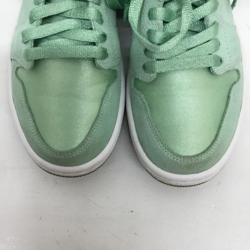 ナイキ NIKE スニーカー スニーカー AO1847-345 WMNS AIR JORDAN 1 RET HIGH SOH 23.5cm ロゴ、文字 薄緑 / ライトグリーン / レディース USED 古着 中古 10129682