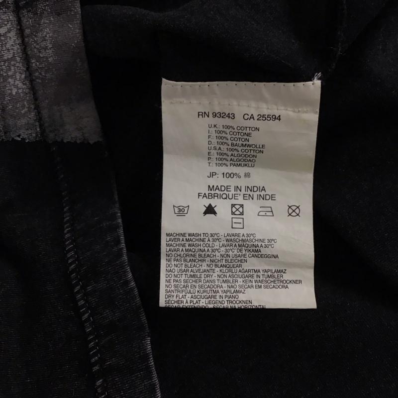 ディーゼル DIESEL Tシャツ 七分袖 XS プリント 黒 / ブラック / レディース USED 古着 中古 10130603
