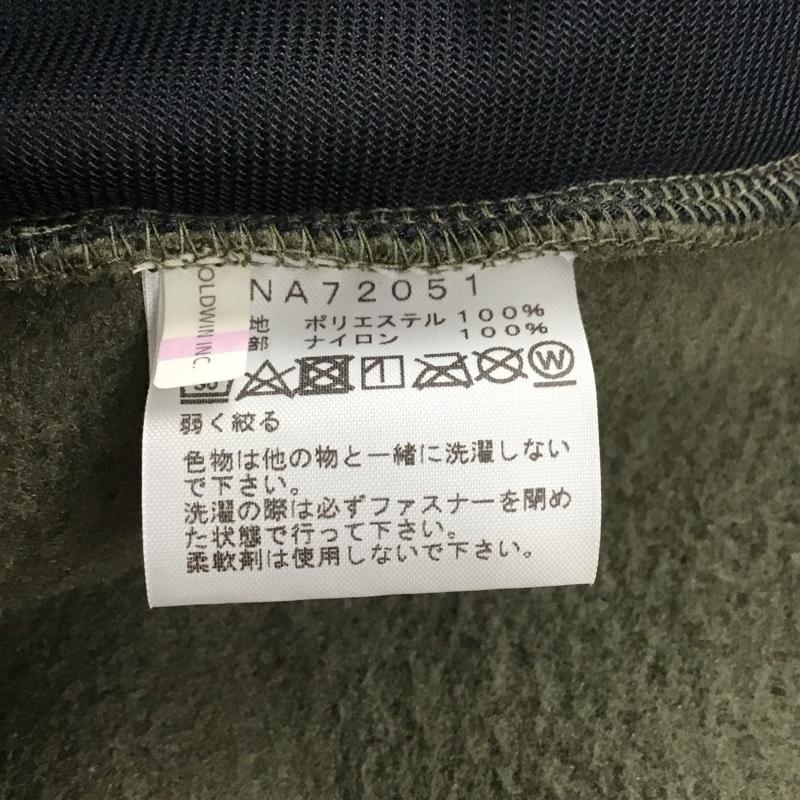 ザノースフェイス THE NORTH FACE ジャケット、上着 ジャンパー、ブルゾン na72051 デナリジャケット フリース ノーステックジップアップ アウトドア M ロゴ、文字 黒 / ブラック / X カーキ / カーキ / メンズ USED 古着 中古 10116532