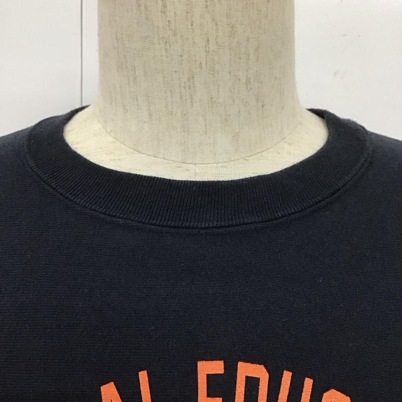 チャンピオン Champion トレーナー 長袖 L 無地 紺 / ネイビー / メンズ USED 古着 中古 10107908