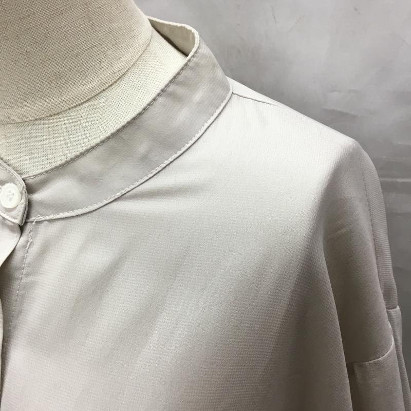 アイテムズ アーバンリサーチ ITEMS URBAN RESEARCH シャツ、ブラウス 長袖 IT24-23A005 シフォンティアードブラウス FREE 無地 灰 / グレー / レディース USED 古着 中古 10112271