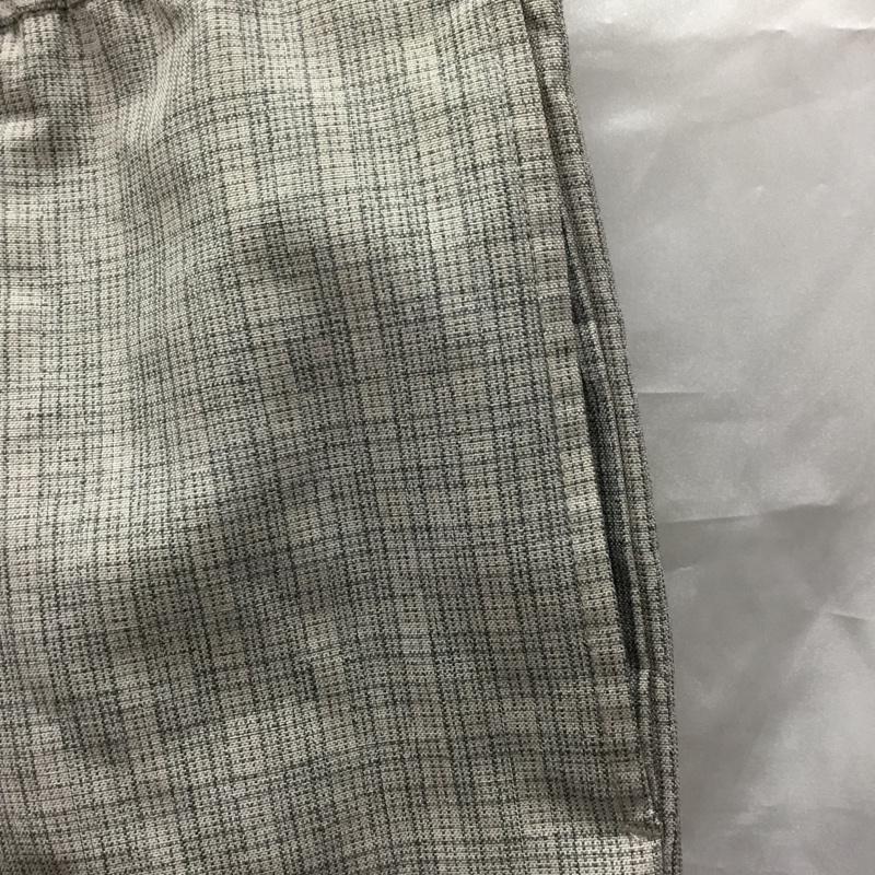 ニコアンド niko and... ボトムス ボトムス H203ML11AD イージーパンツ タック テーパードパンツ L チェック 灰 / グレー / メンズ USED 古着 中古 10119800