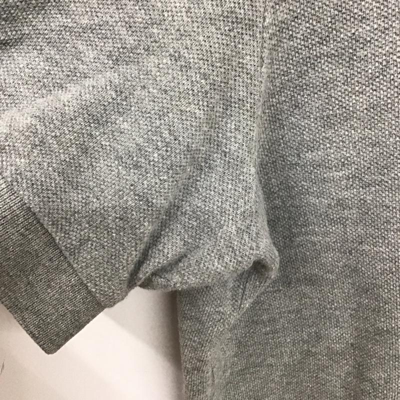 トミーヒルフィガー TOMMY HILFIGER ポロシャツ 半袖 半袖ポロシャツ 半袖カットソー カラーシャツ XL ロゴ、文字 灰 / グレー / メンズ USED 古着 中古 10132684