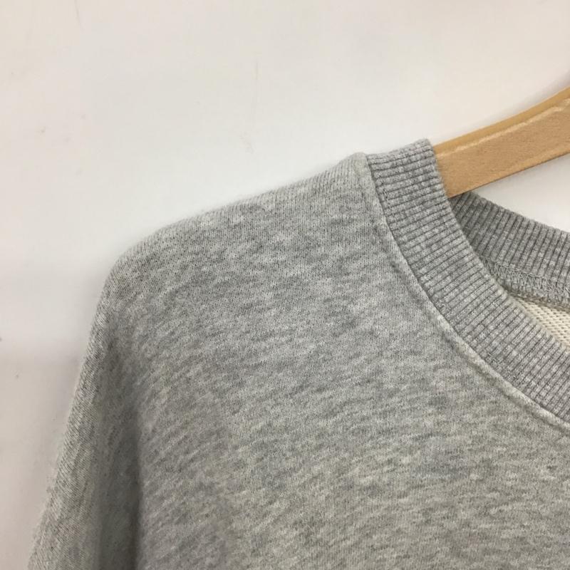 フルーツオブザルーム FRUIT OF THE LOOM トレーナー 長袖 長袖トレーナー スウェット クルーネック プルオーバー L ロゴ、文字 灰 / グレー / メンズ USED 古着 中古 10134015
