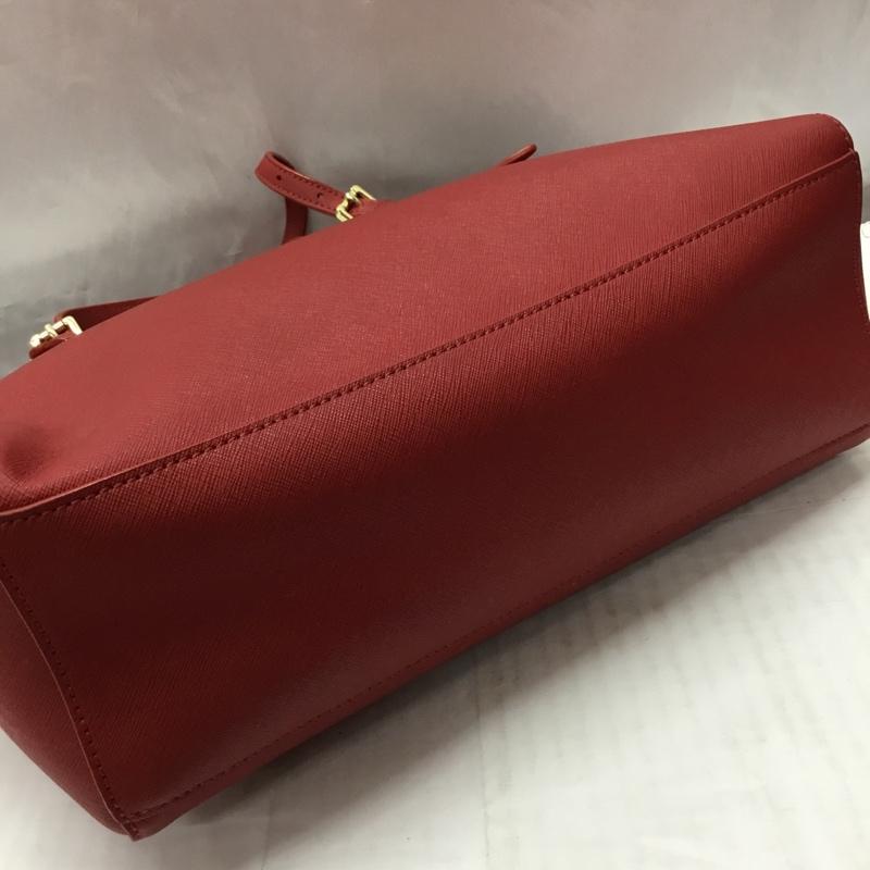 トリーバーチ TORY BURCH トートバッグ トートバッグ ワンポイント 赤 / レッド / レディース USED 古着 中古 10111821