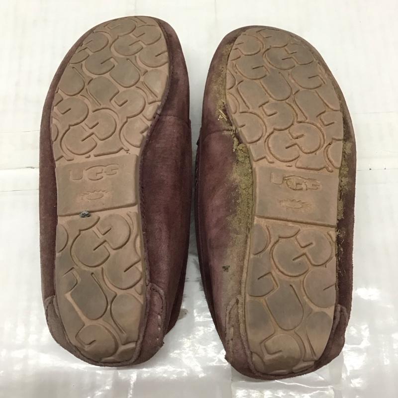 アグ UGG カジュアルシューズ カジュアルシューズ 3312 ANSLEY モカシン 23cm 23.0cm ロゴ、文字 紫 / パープル / レディース USED 古着 中古 10117347