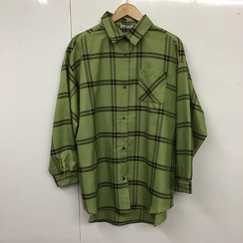 古着 USED シャツ、ブラウス 長袖 Helm M チェック マルチカラー / マルチカラー / レディース USED 古着 中古 10120149
